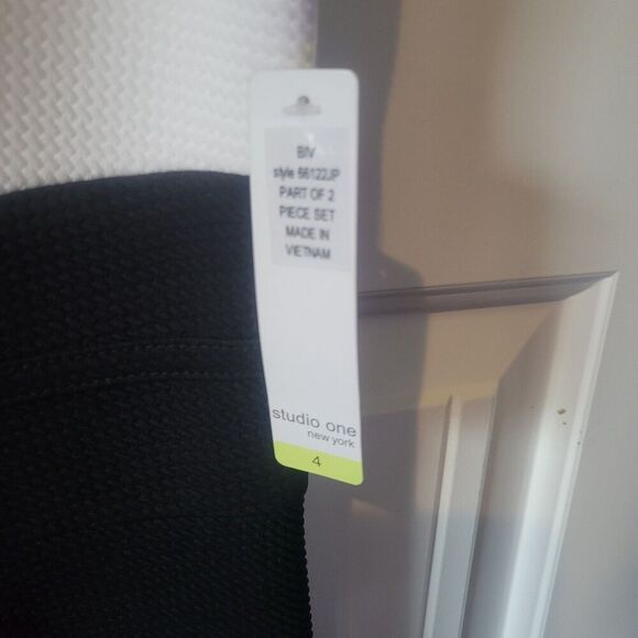 NWT Studio One New York Women's 2Pc Dress & Open Jacket Size 4 Career Church - Picture 9 of 15